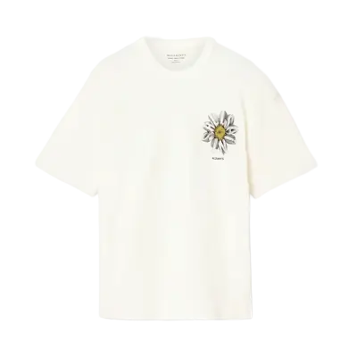 ALLSAINTS Petals Oversized Short Sleeve Graphic T-Shirt Chalk White — photo 1