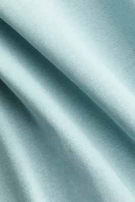 Robe T-shirt en coton - Turquoise clair — photo 4