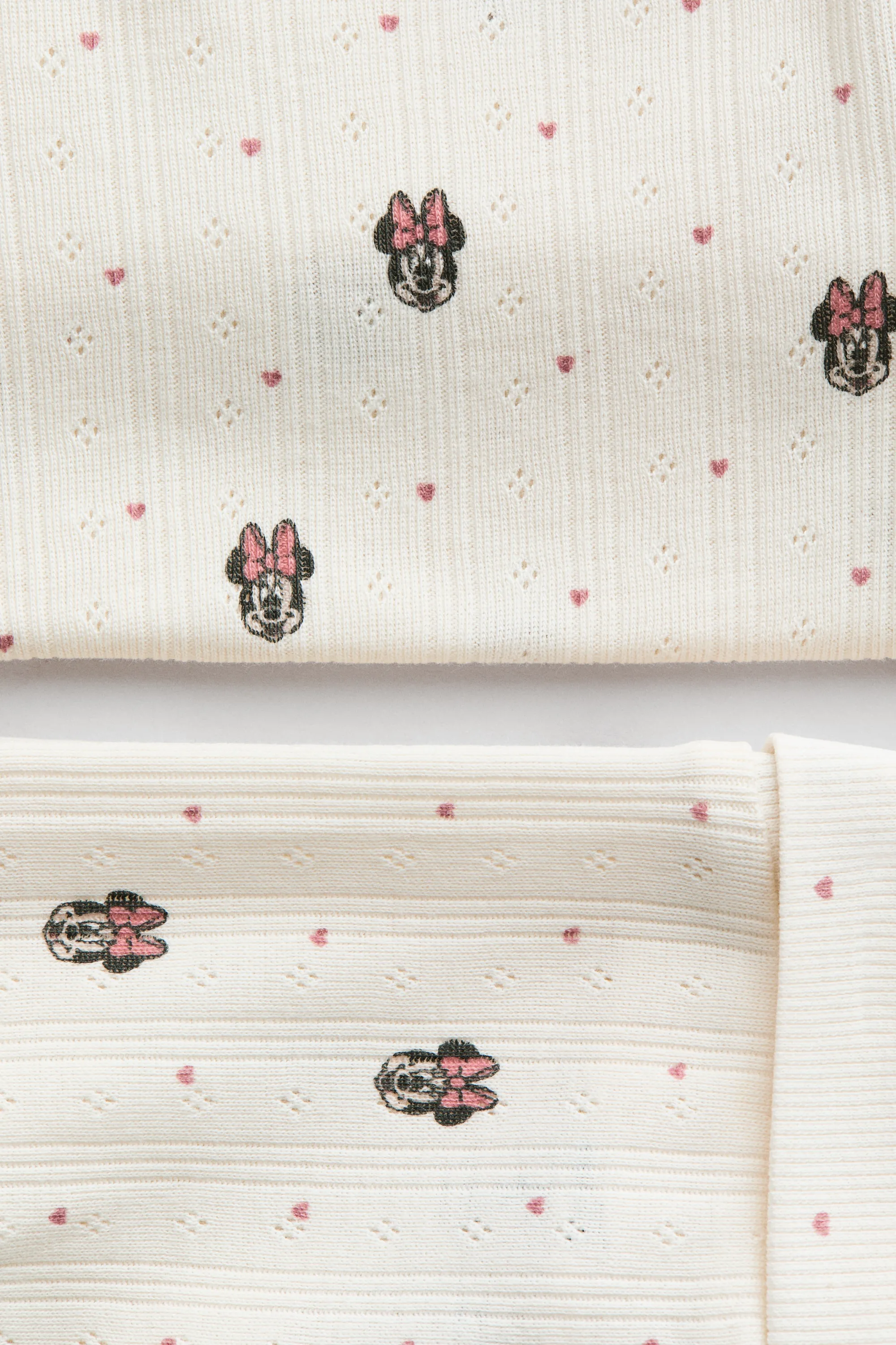 Ensemble 3 pièces en jersey imprimé - Crème/Minnie