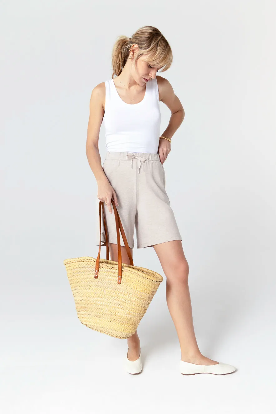 Shorts en viscose et élasthanne
