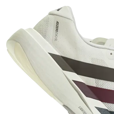 Adidas Adizero Evo SL Grey Shadow Olive Maroon — photo 4