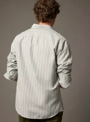 Chemise College Ecru/Glacier — photo 3