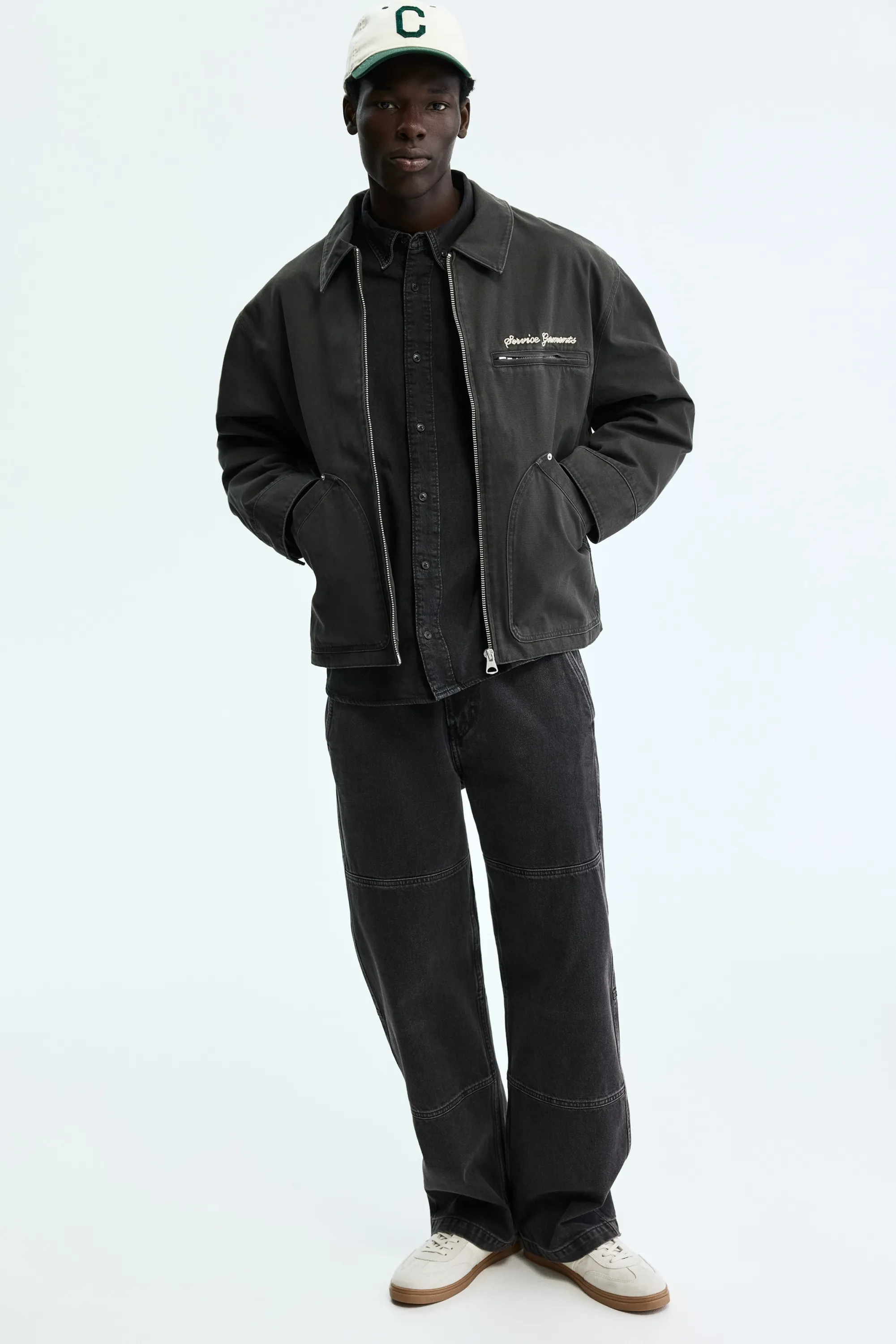Chemise Oversized Fit en denim - Noir denim