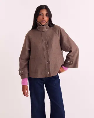 Manteau Beauny chataigne — photo 5