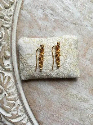 Boucles d'Oreille Pépites, La Lueur de l' Aube — photo 5