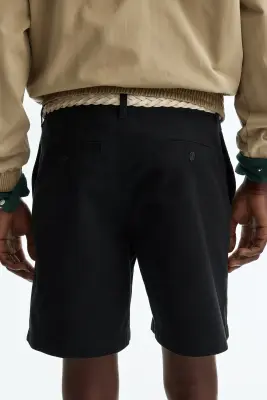 Short chino Relaxed Fit - Noir — photo 3