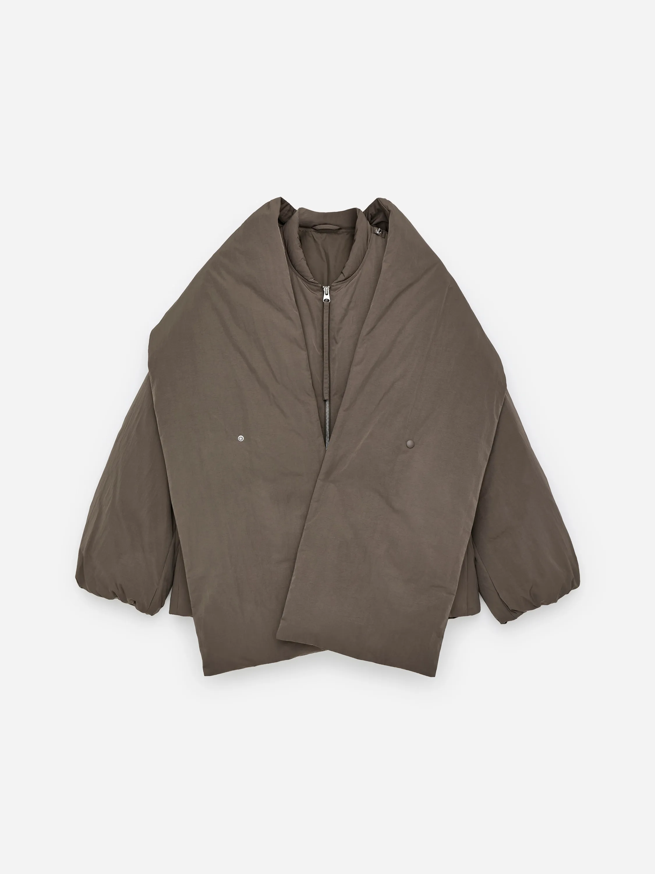 Veste Upcycled Down - Taupe