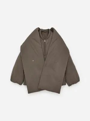 Veste Upcycled Down - Taupe — photo 1