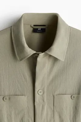 Chemise utility wear Regular Fit - Vert kaki — photo 1