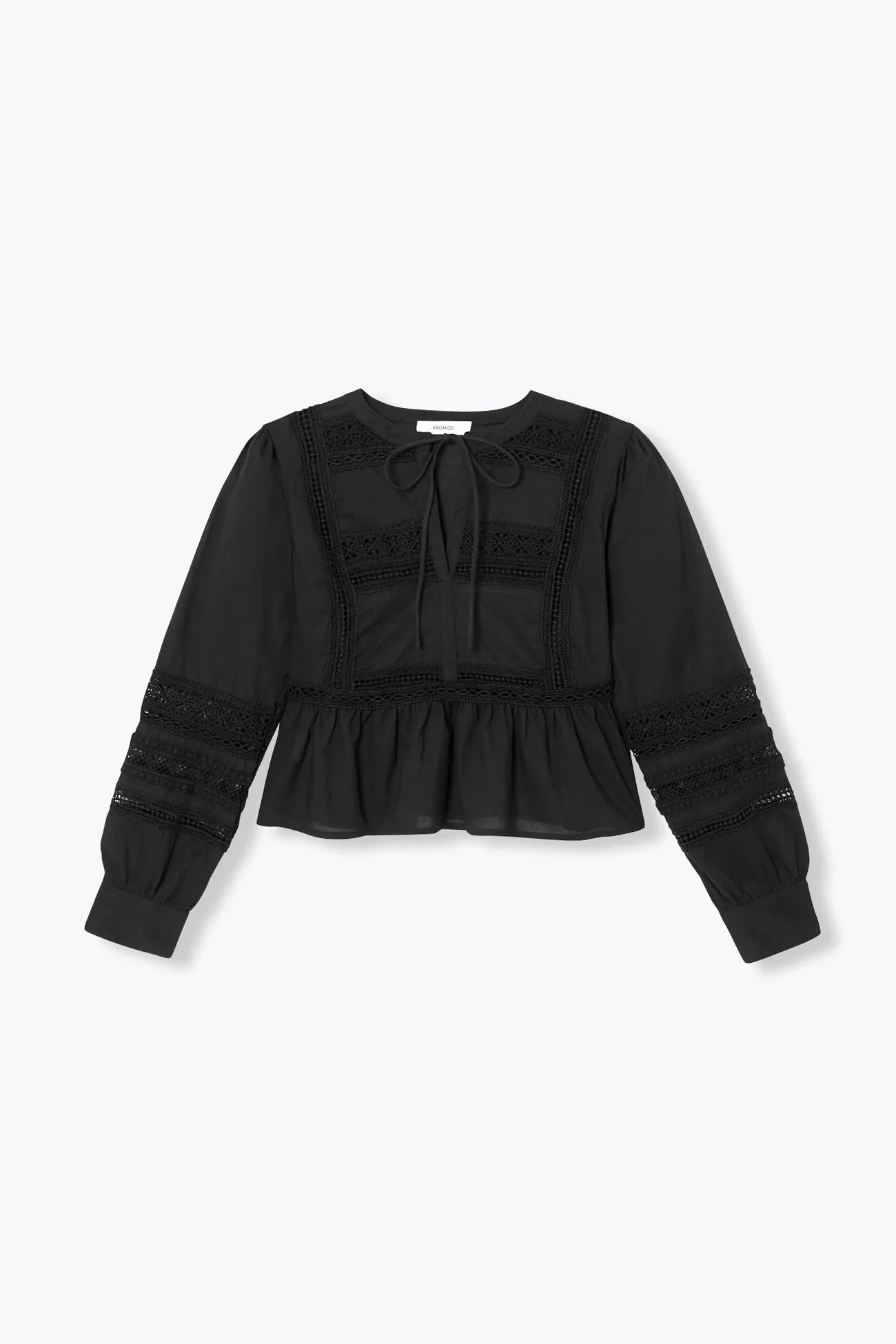 Blouse détail dentelle Femme