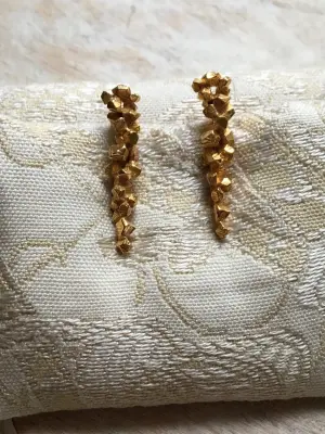 Boucles d'Oreille Pépites, La Lueur de l' Aube — photo 4