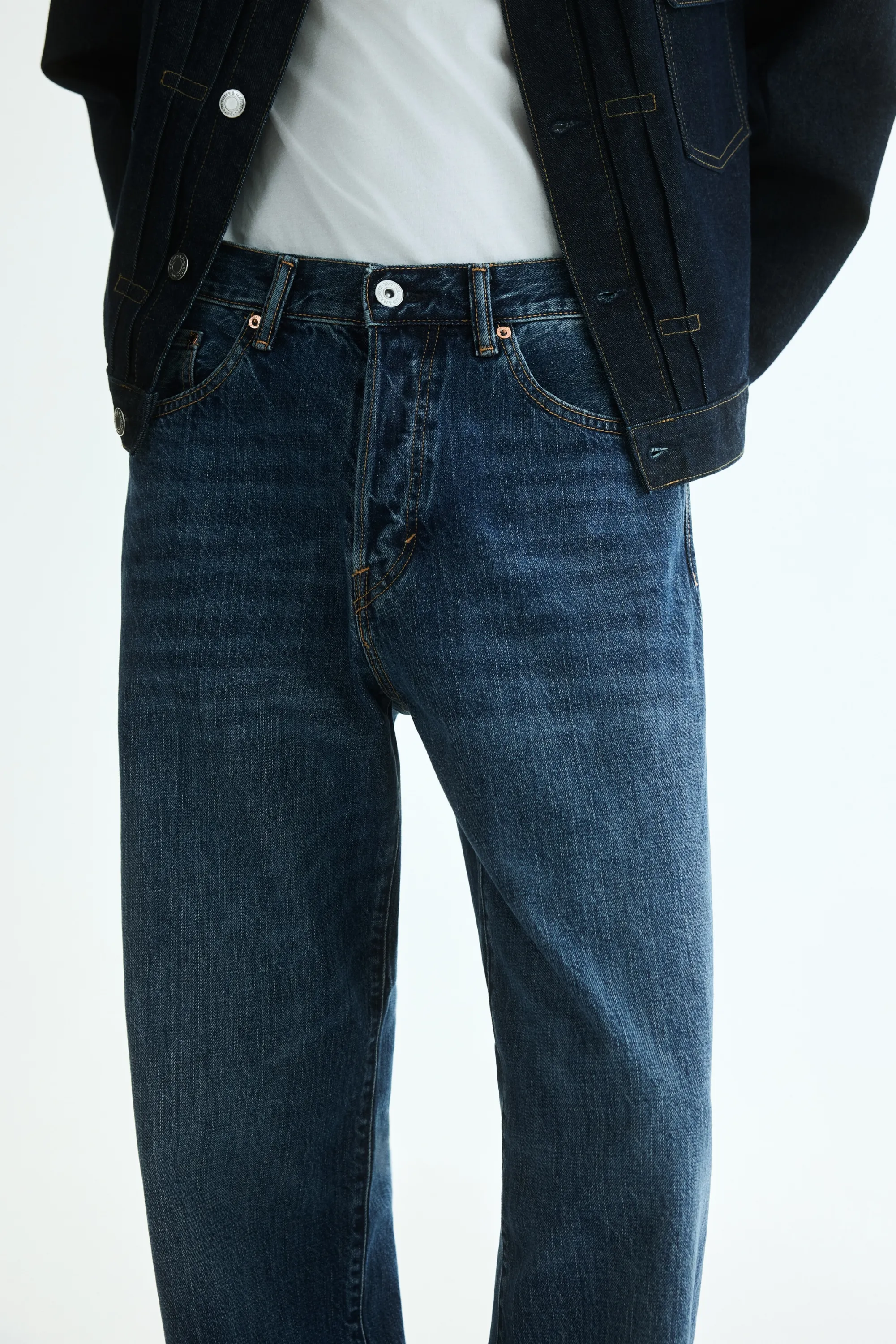 Loose Jeans - Bleu denim