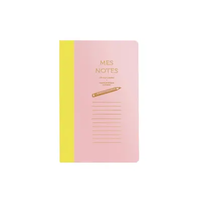 Cahier Bi-goût Jaune Rose — photo 1