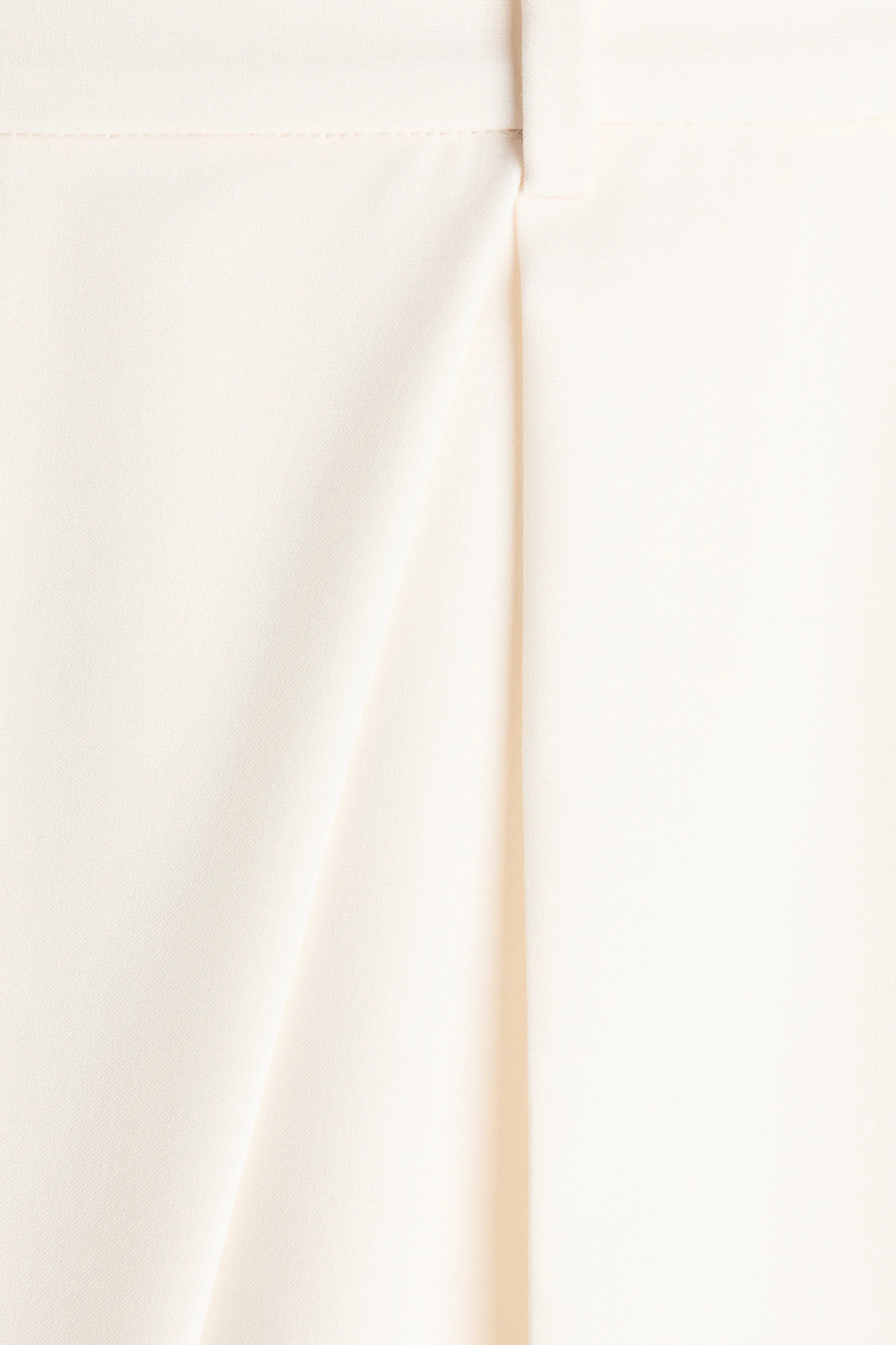 Pantalon large à effet croisé - Blanc