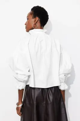 Chemise col Victorien Femme — photo 4