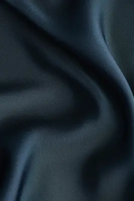 Robe à encolure bénitier - Bleu foncé — photo 3
