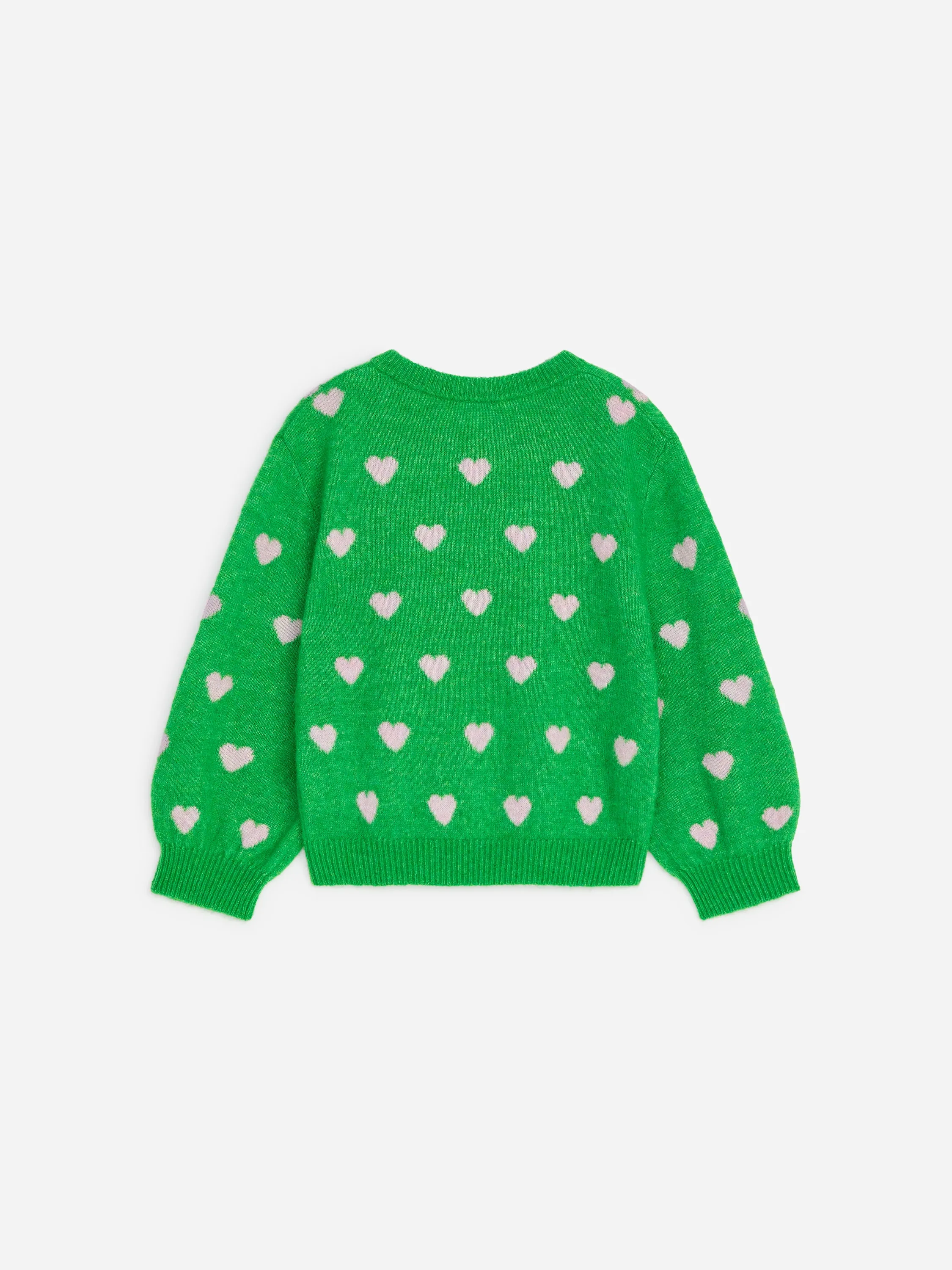 Cardigan en laine et alpaga - Vert