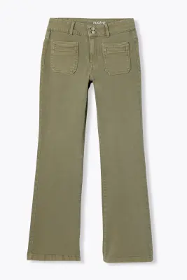 EUGENE pantalon bootcut toile