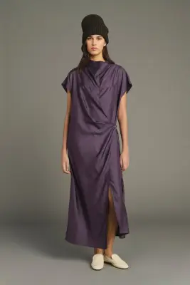 ROBE FOGGIA VIOLET — photo 4