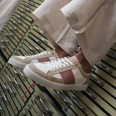 Baskets Hiba Blanc Rose — photo 1