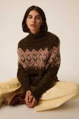 Pull Dan Jacquard Ourson — photo 1
