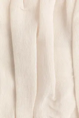 Crop top froncé - Beige clair — photo 2
