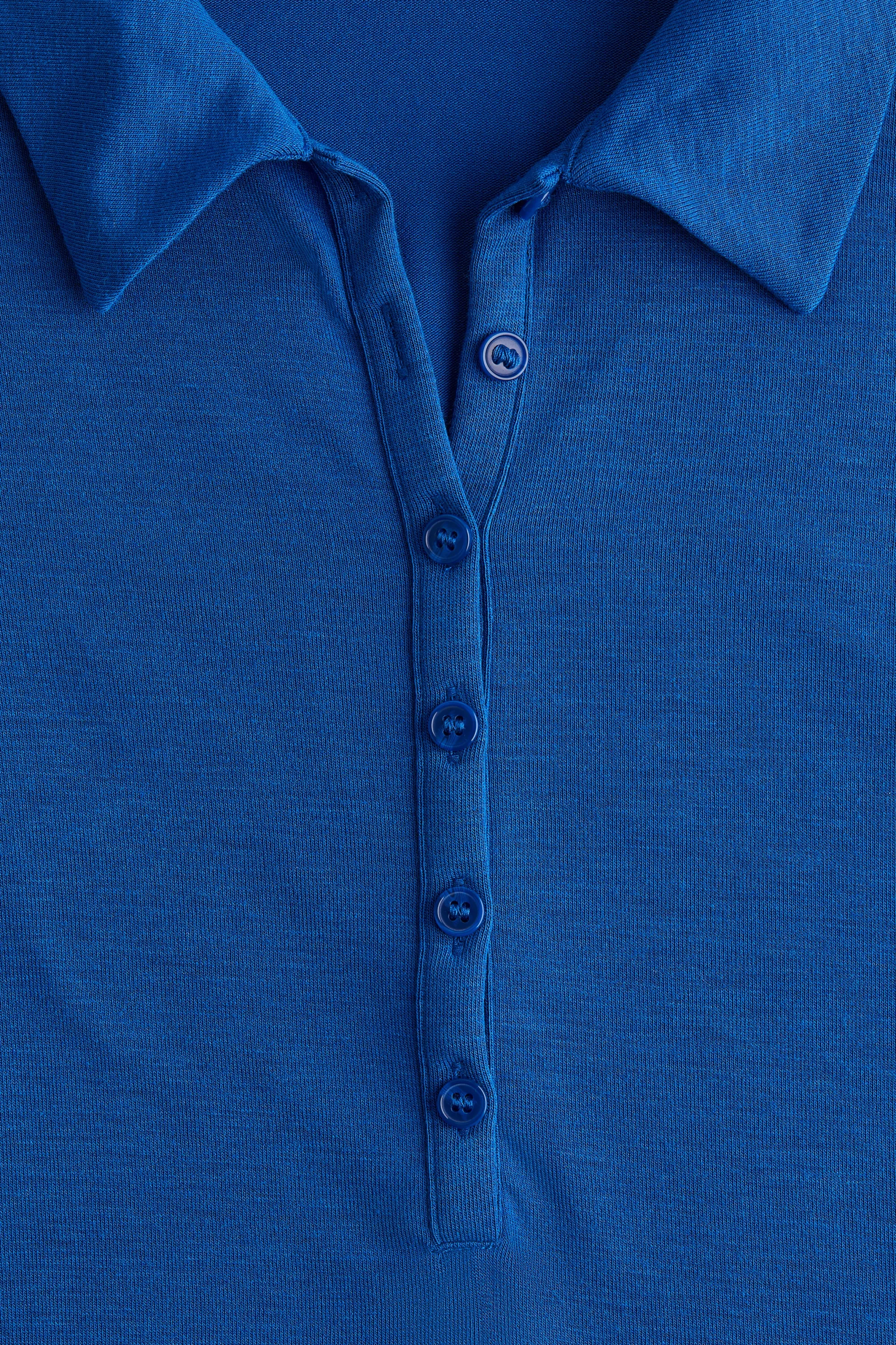 Polo en jersey - Bleu