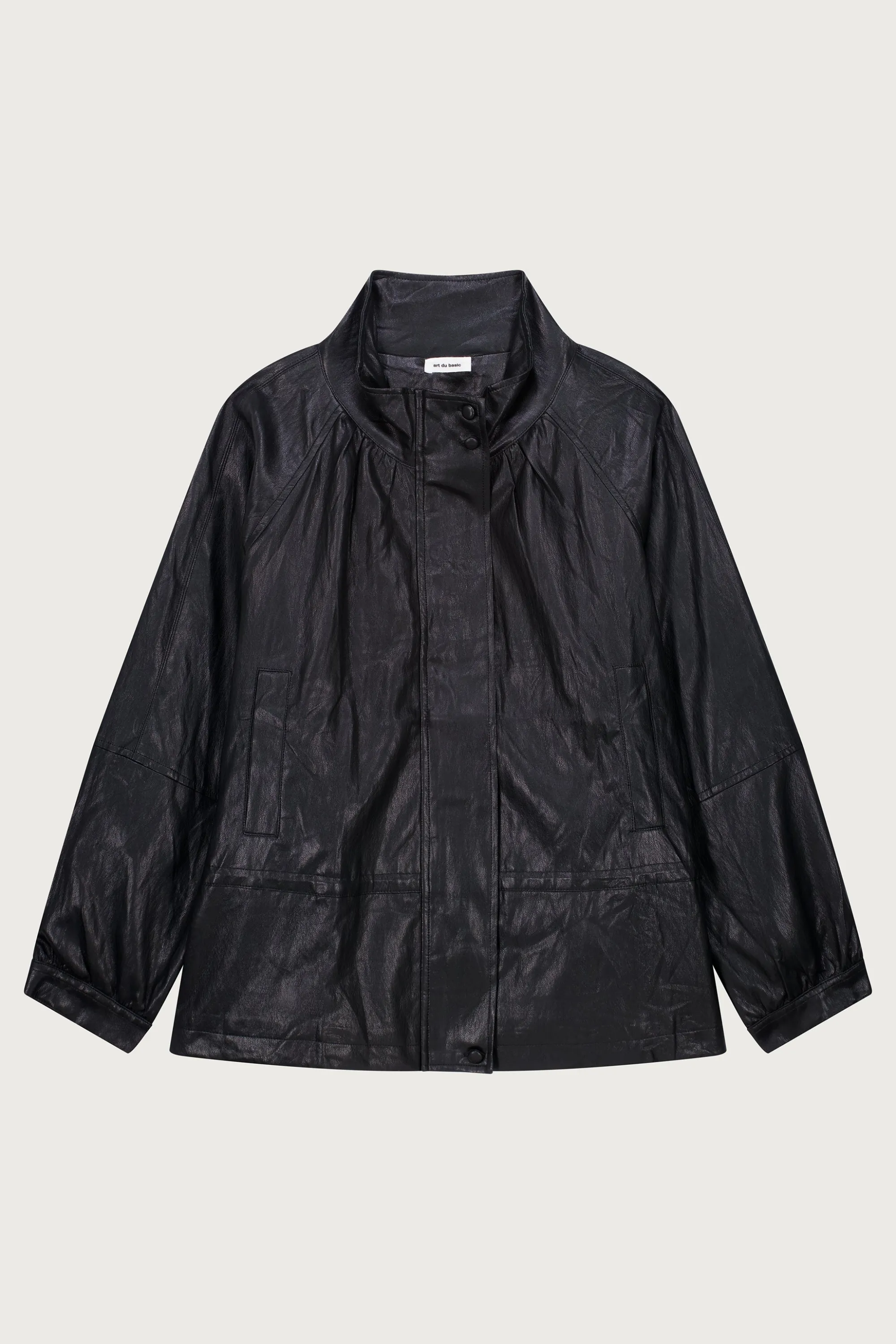 VESTE SAHARIENNE FAÇON CUIR