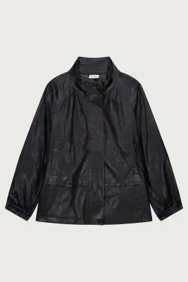 VESTE SAHARIENNE FAÇON CUIR — photo 1