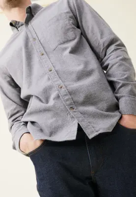 La chemise en flanelle - Gris