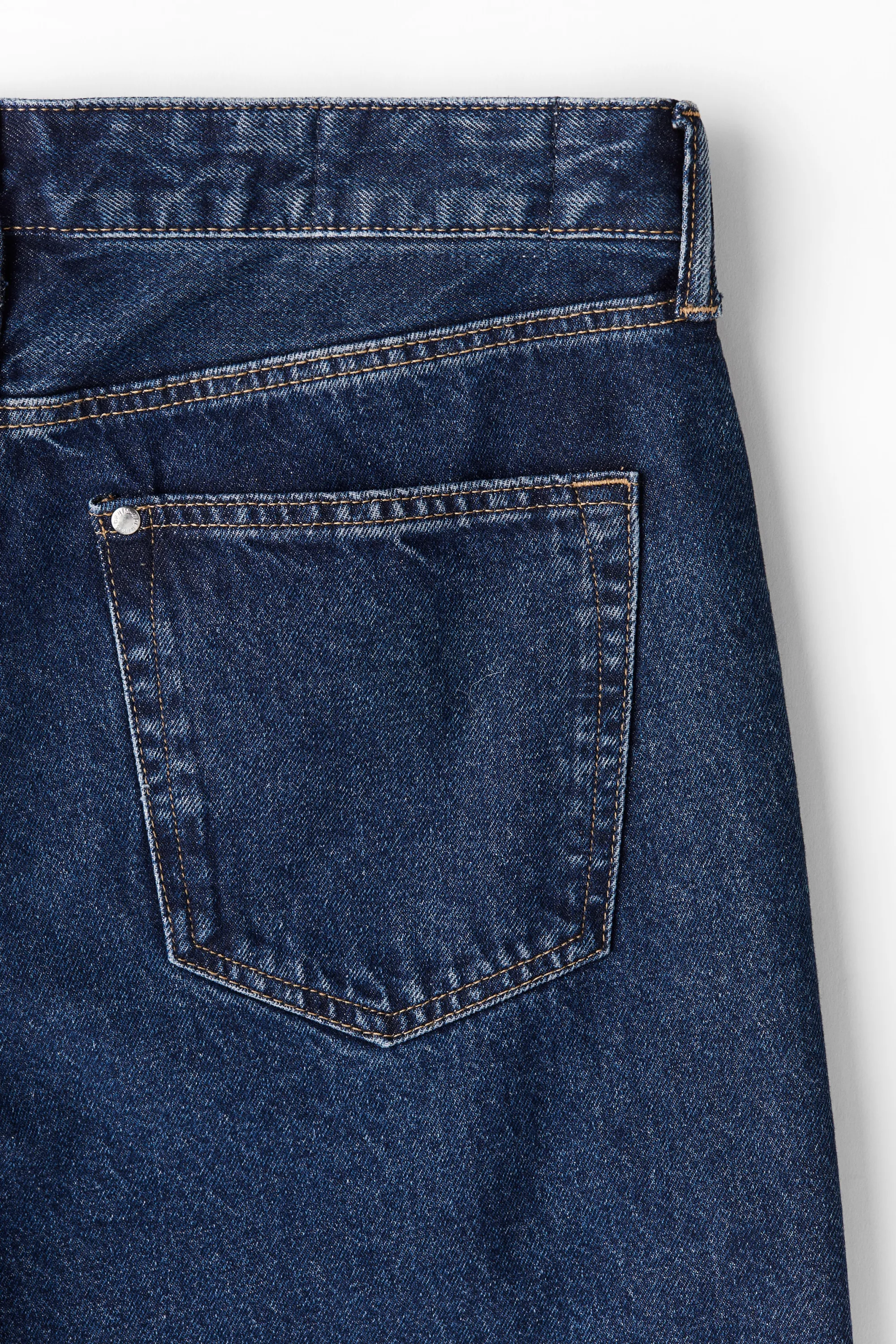 Loose Jeans - Bleu denim foncé
