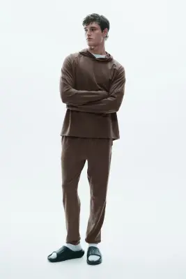 Hoodie de sport Regular Fit Recovery DryMove™ - Taupe — photo 2
