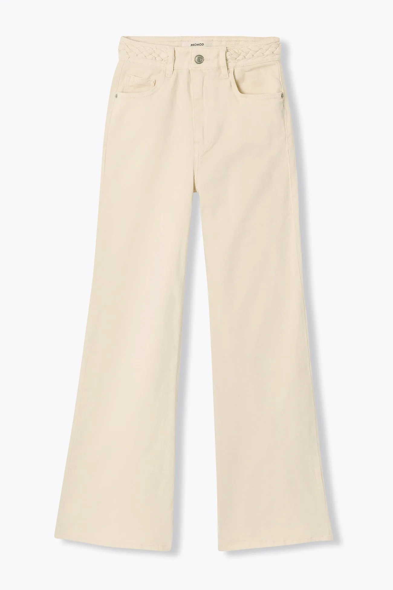 Pantalon flare taille haute