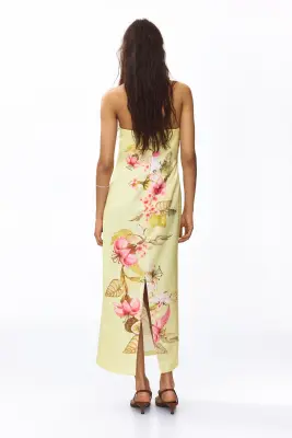 Robe bandeau - Jaune/fleuri — photo 2