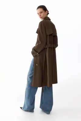 Trench-coat - Taupe foncé — photo 3