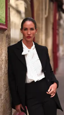 Victoire Blazer Coat - Black — photo 3