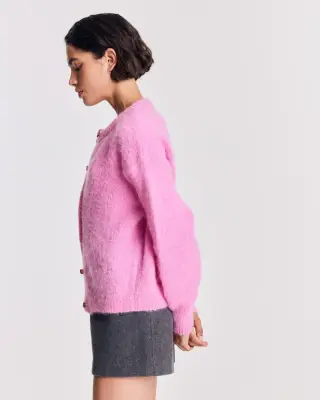 Cardigan Douceur rose — photo 4
