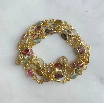 Nouveau ! ROOM SERVICE JEWELRY Collier Sparcks Tourmaline DE RETOUR TRÈS VITE ! — photo 3