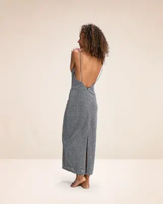 Robe longue Diaz silver – Karma Koma — photo 1