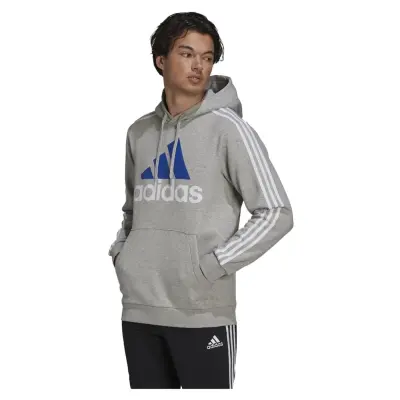 ADIDAS SWEAT CAPUCHE Gris — photo 3