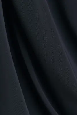 Robe maxi à effet drapé - Noir — photo 4