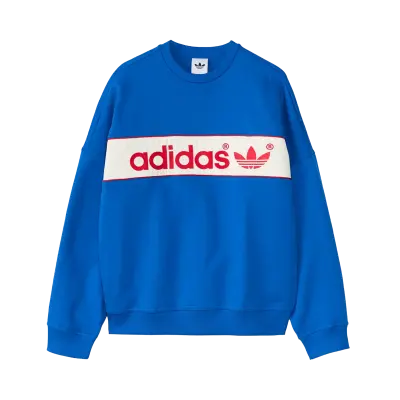Adidas adiSignature Block Crewneck Blue — photo 1