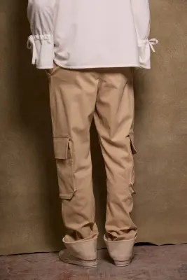 Le Pantalon Cargo Sabbia — photo 4