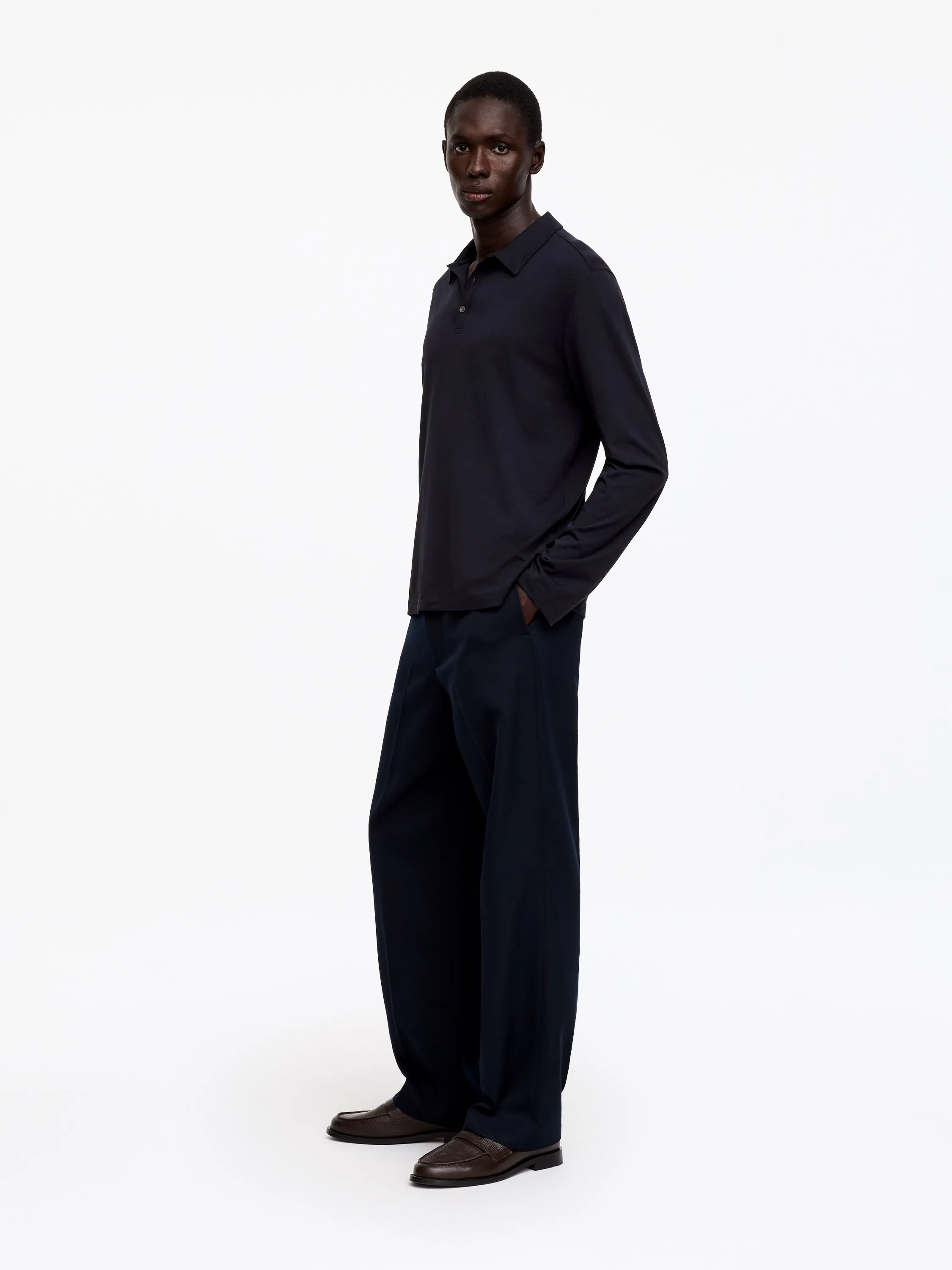 Polo léger - Bleu marine foncé