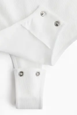 Body string paddé Seamless - Blanc — photo 5
