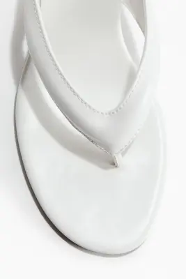 Sandales à talon - Blanc — photo 2