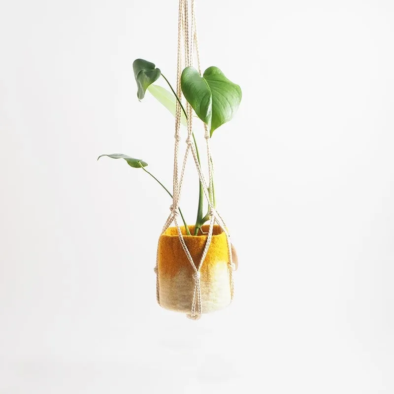 Suspension pour pot en macramé Nature – Aveva