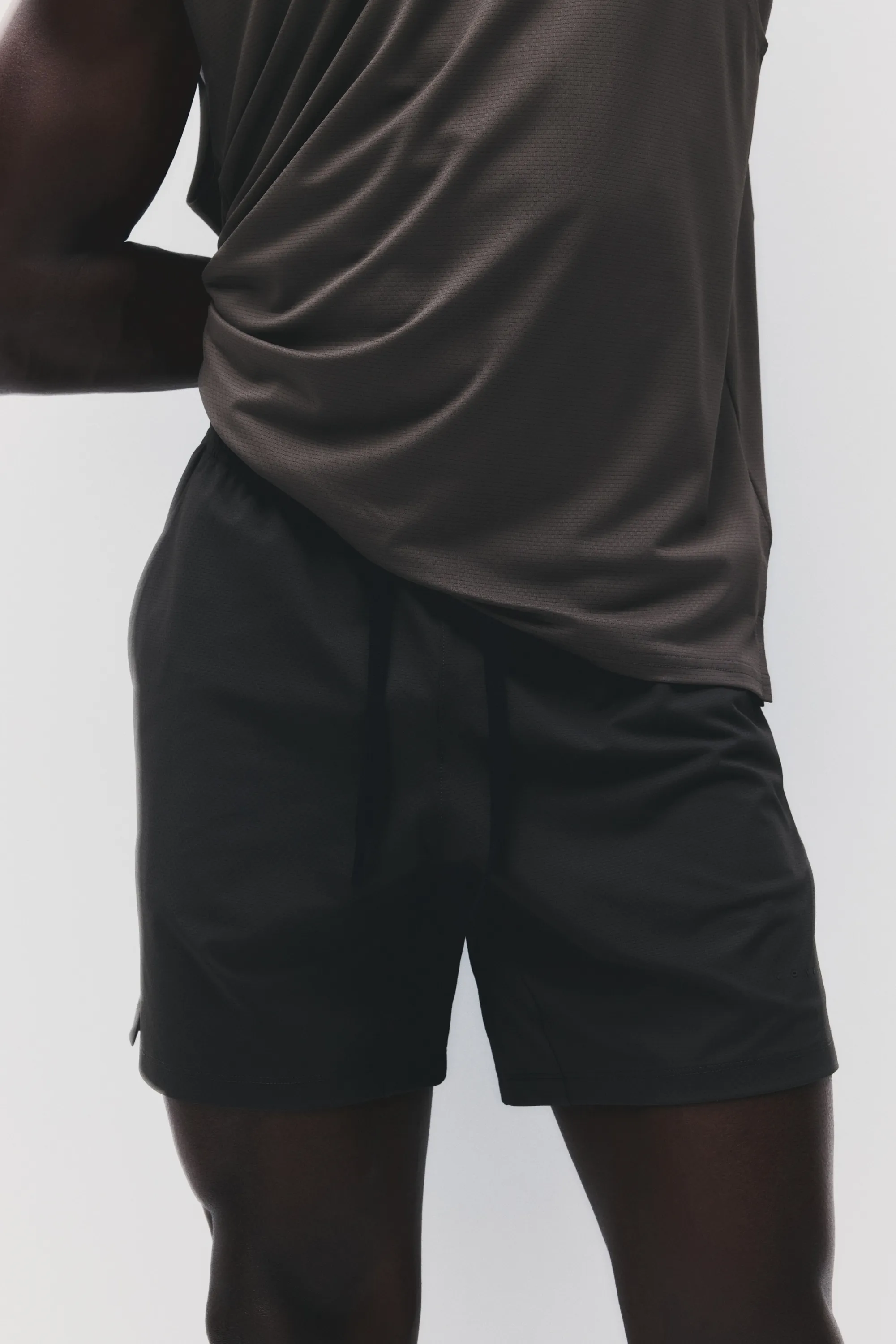 Short de sport DryMove™ - Marron foncé