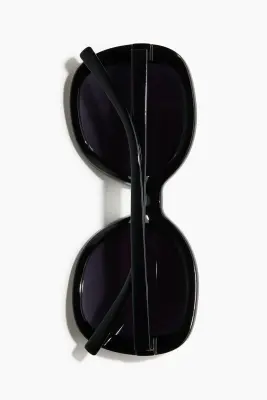 Lunettes de soleil carrées - Noir — photo 3