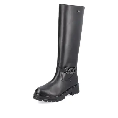 Bottines Remonte D2282-01 Noires - Lacets Grande Pointure Femme — photo 1